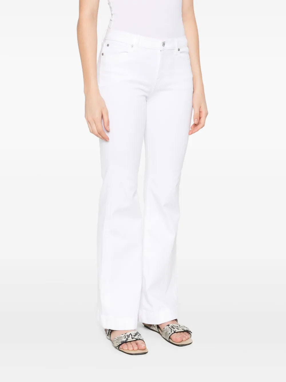 7 FOR ALL MANKIND STRAIGHT-LEG TROUSERS 