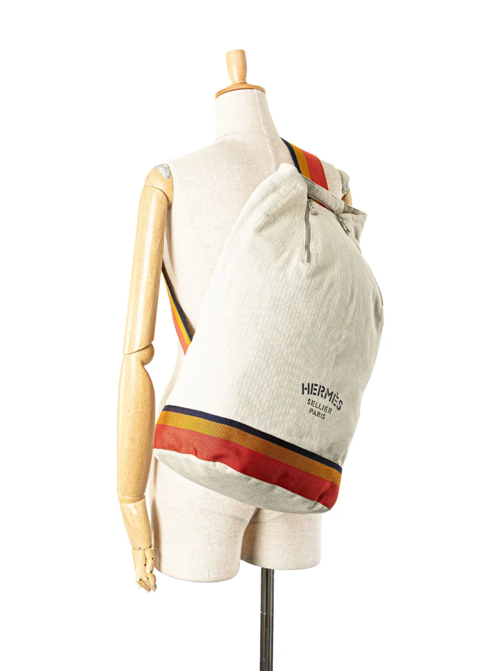 Hermès Pre-Owned 1990-2020 Toile Chevron Cavalier Sling Bag crossbody bag | Pre-Owned | Image 2
