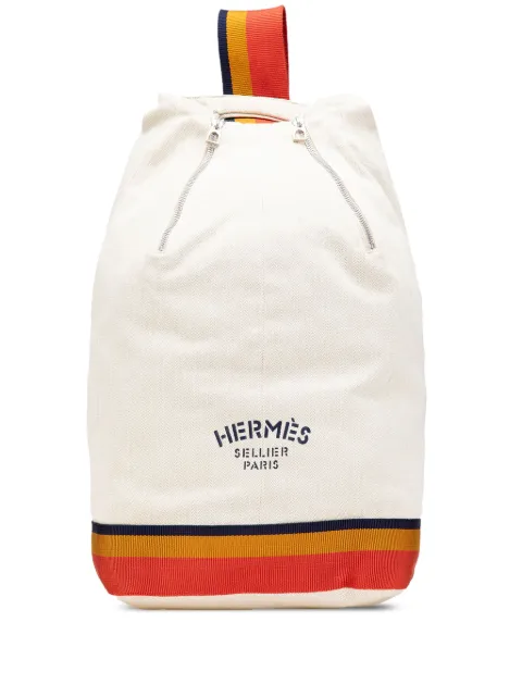 Hermès Pre-Owned 1990-2020 Toile Chevron Cavalier Sling Bag crossbody bag