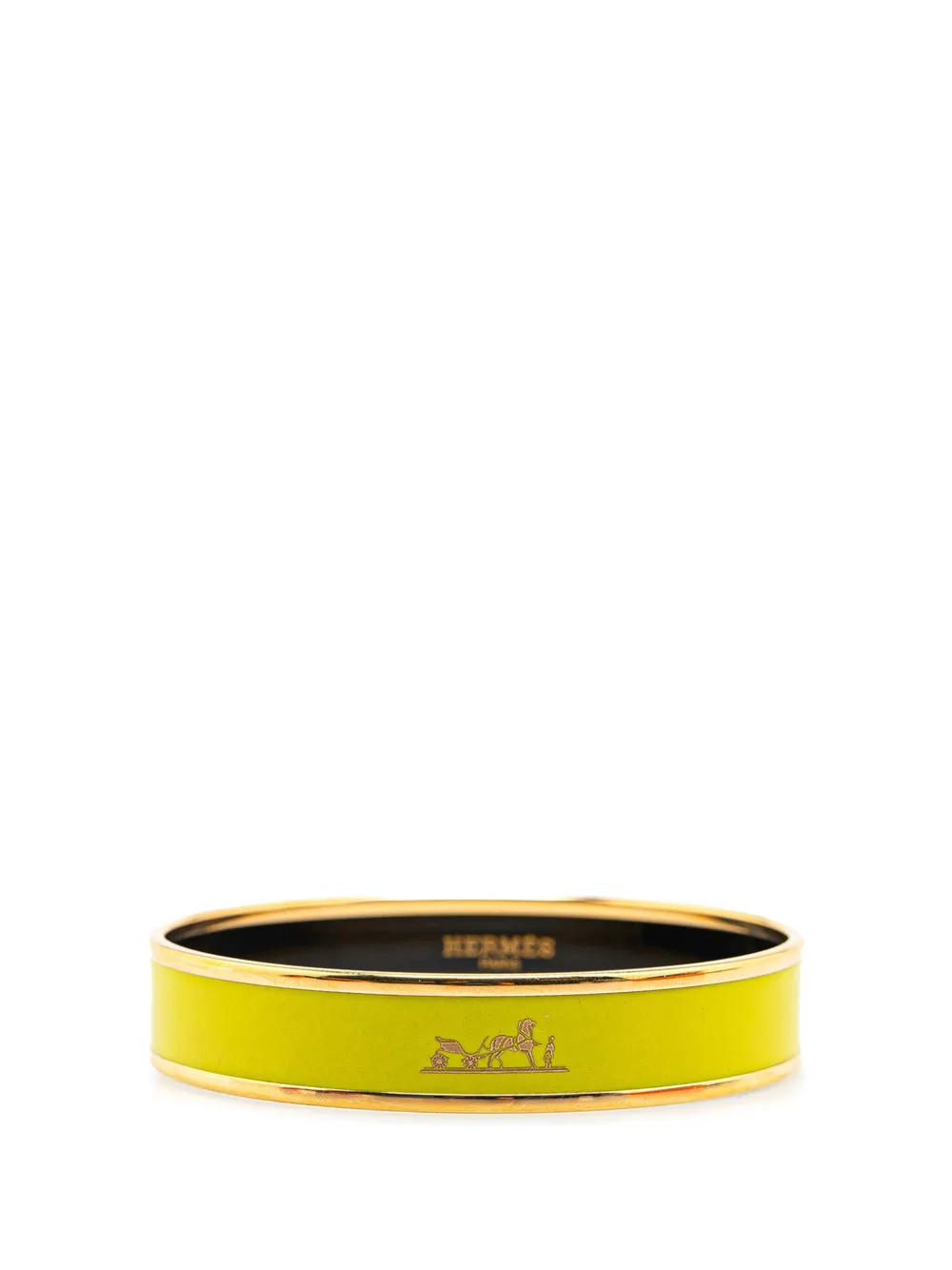Hermès Pre-Owned 2000-2020 Enamel Caleche Bangle 65 costume bracelet - Hermès Pre-Owned 2000-2020 Enamel Caleche Bangle 65 costume bracelet -