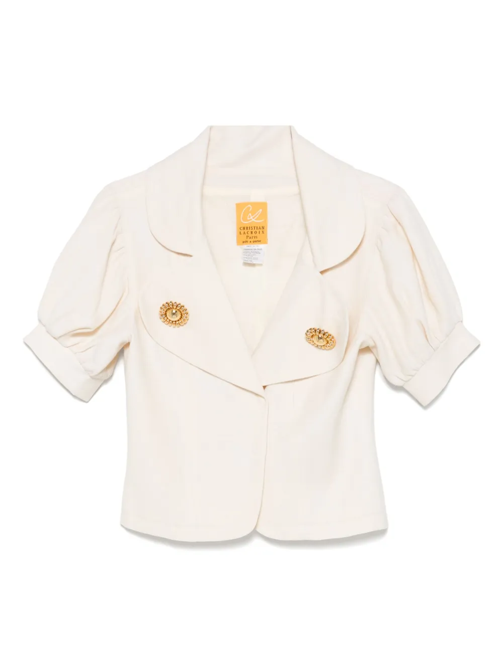 Christian Lacroix Pre-Owned chamarra con botones 2000 | neutro | Image 1