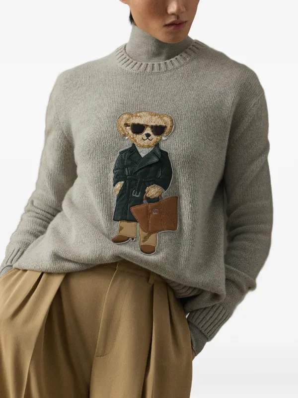 Polo Ralph Lauren クマ刺繍ニット S Polo Bear Performance Sweater