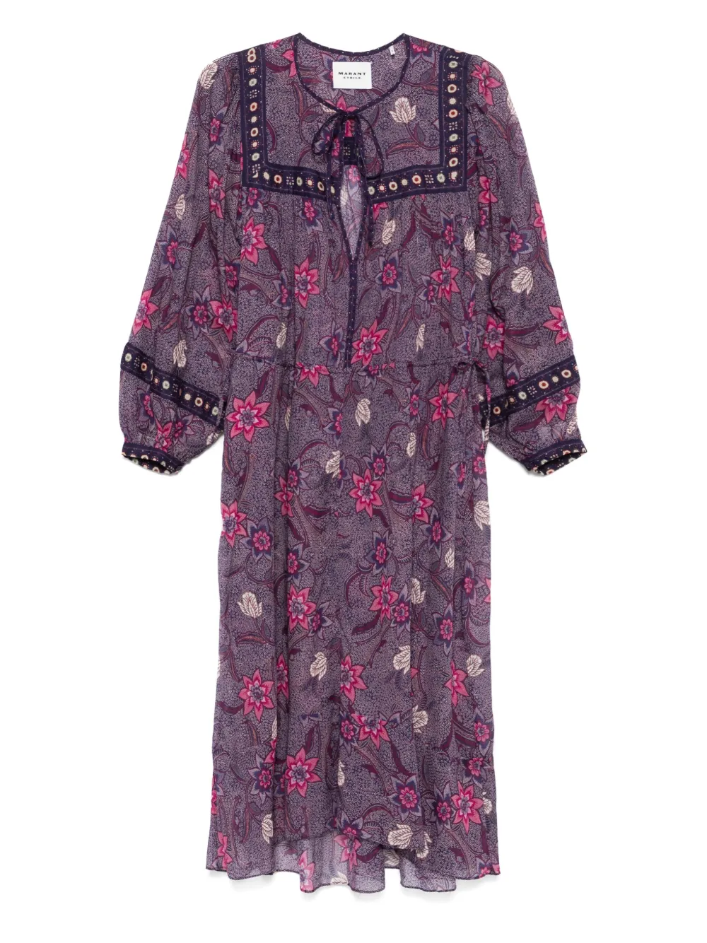 MARANT ÉTOILE vestido midi Greila | morado | Image 1
