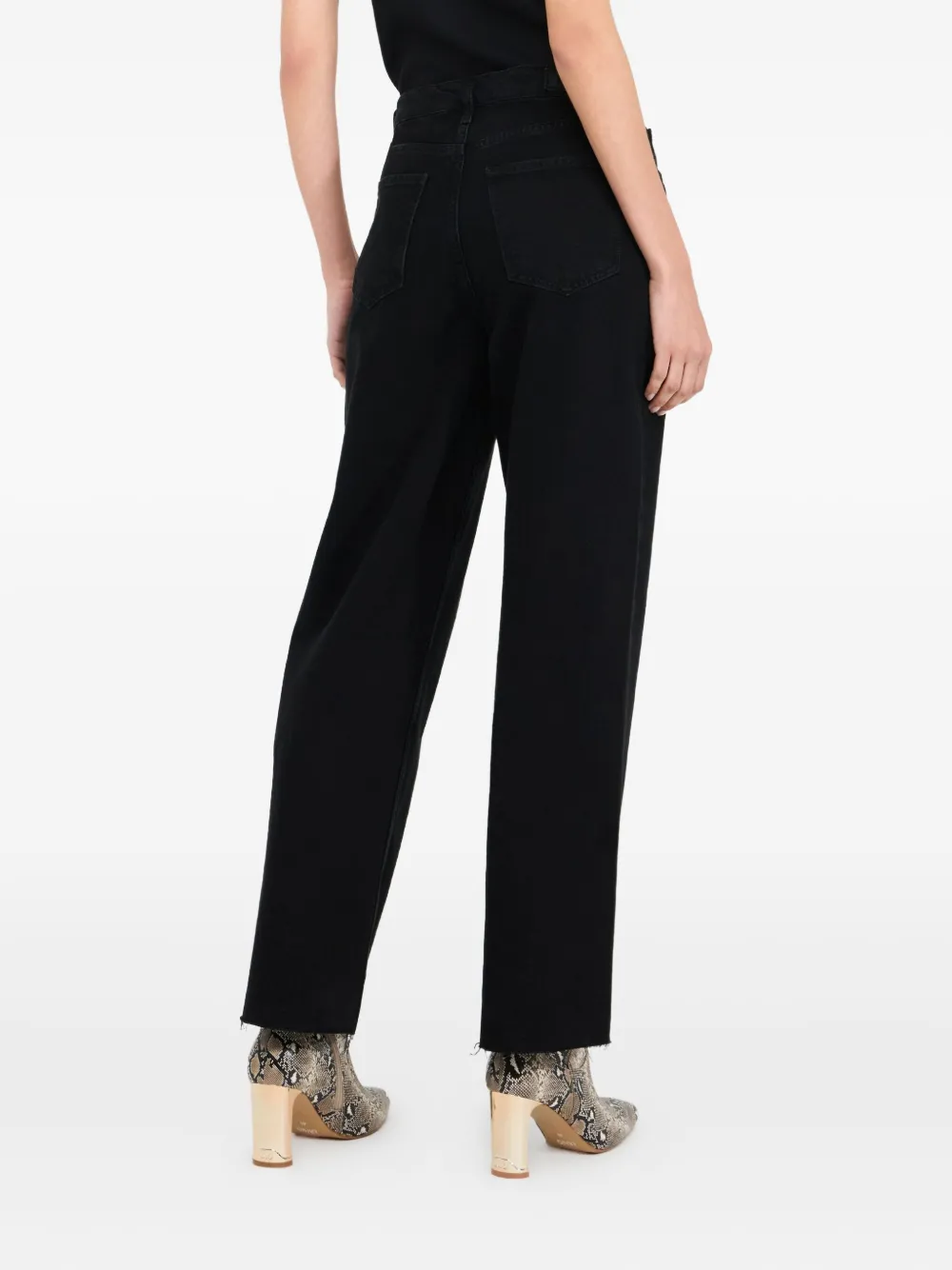 LIU JO Jeans met wijde pijpen Zwart