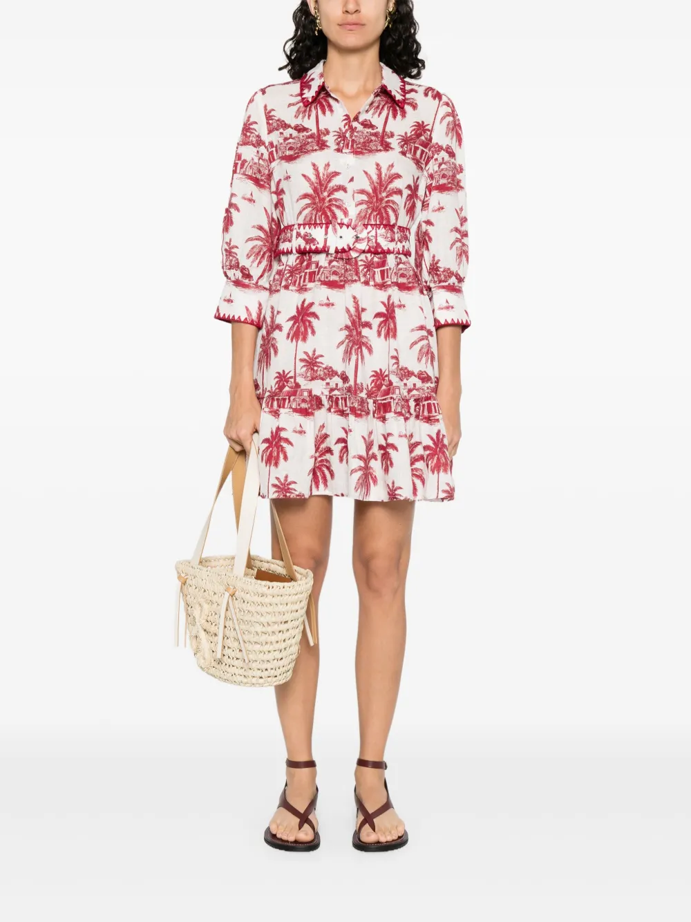 MC2 Saint Barth Daisi mini-jurk - Wit