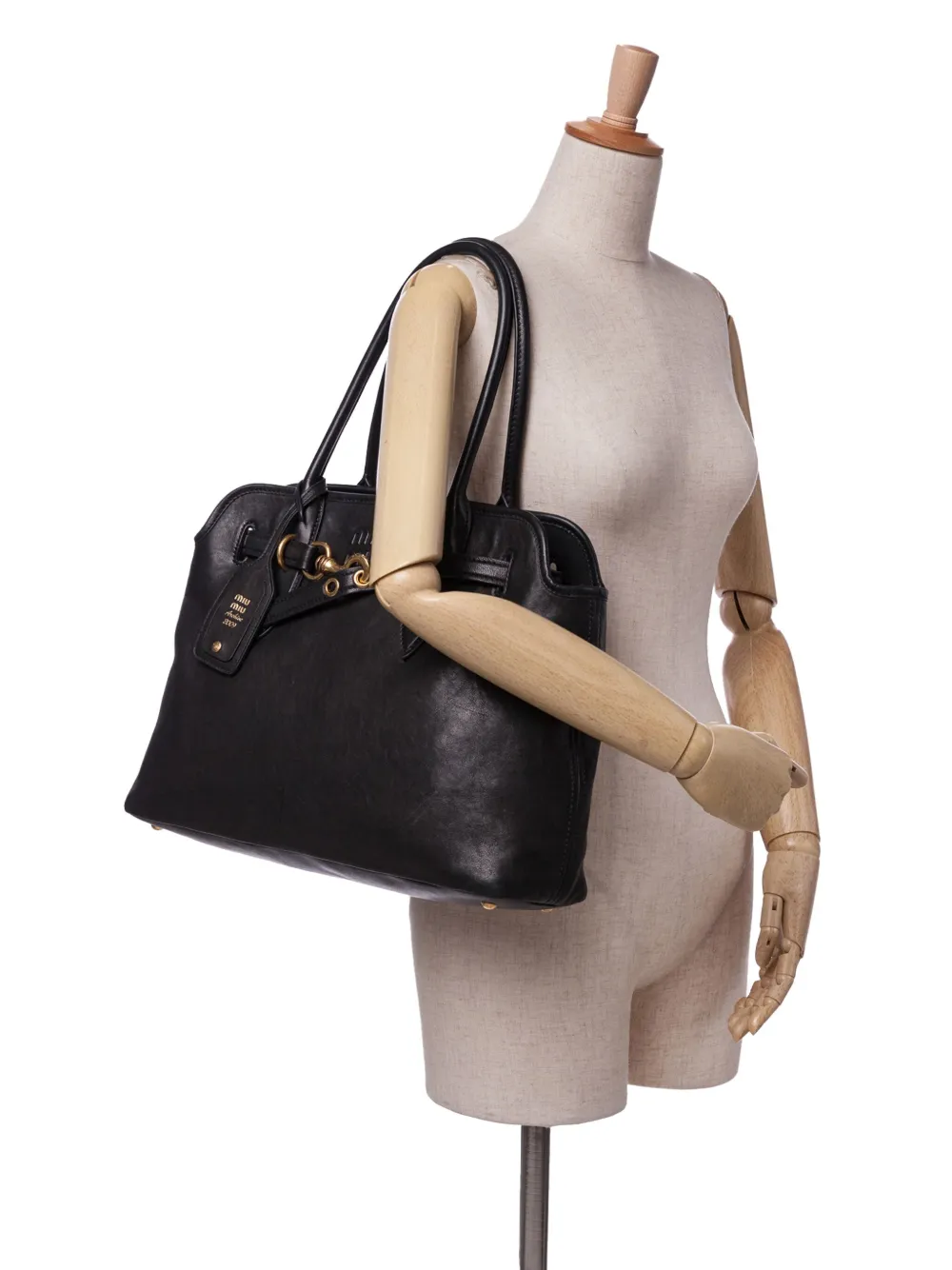 Miu Miu Pre-Owned 2010-2024 Medium Nappa Aventure tote bag | Pre-Owned | Image 2