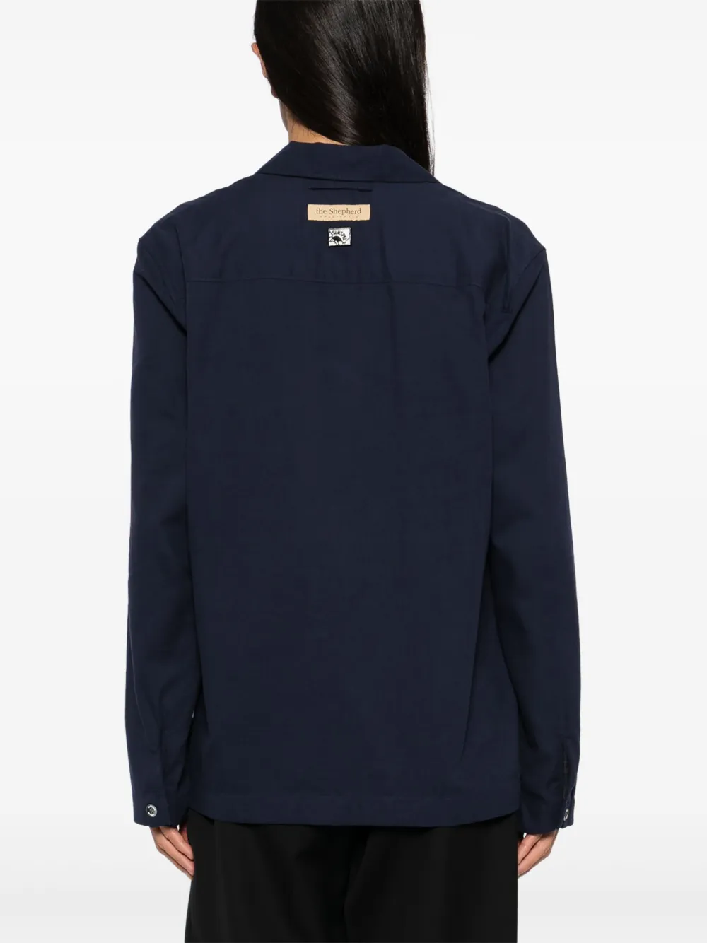 Undercover Overhemd met korte mouwen Blauw