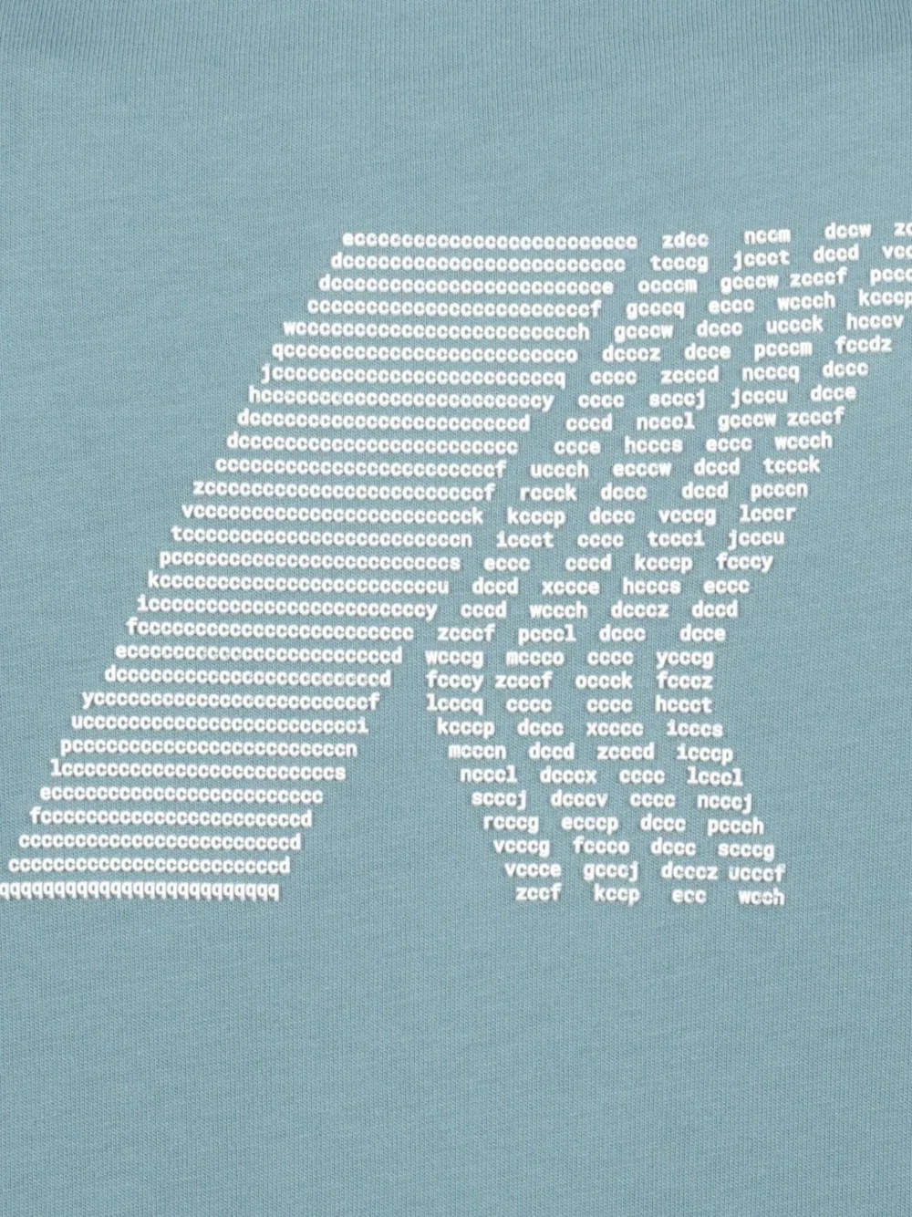 K-Way Odom Ascii Code T-shirt met logoprint Blauw