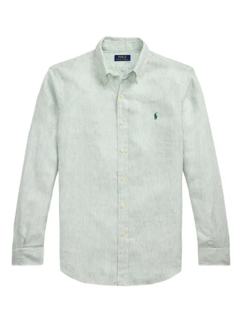 Polo Ralph Lauren ストライプ リネンシャツ