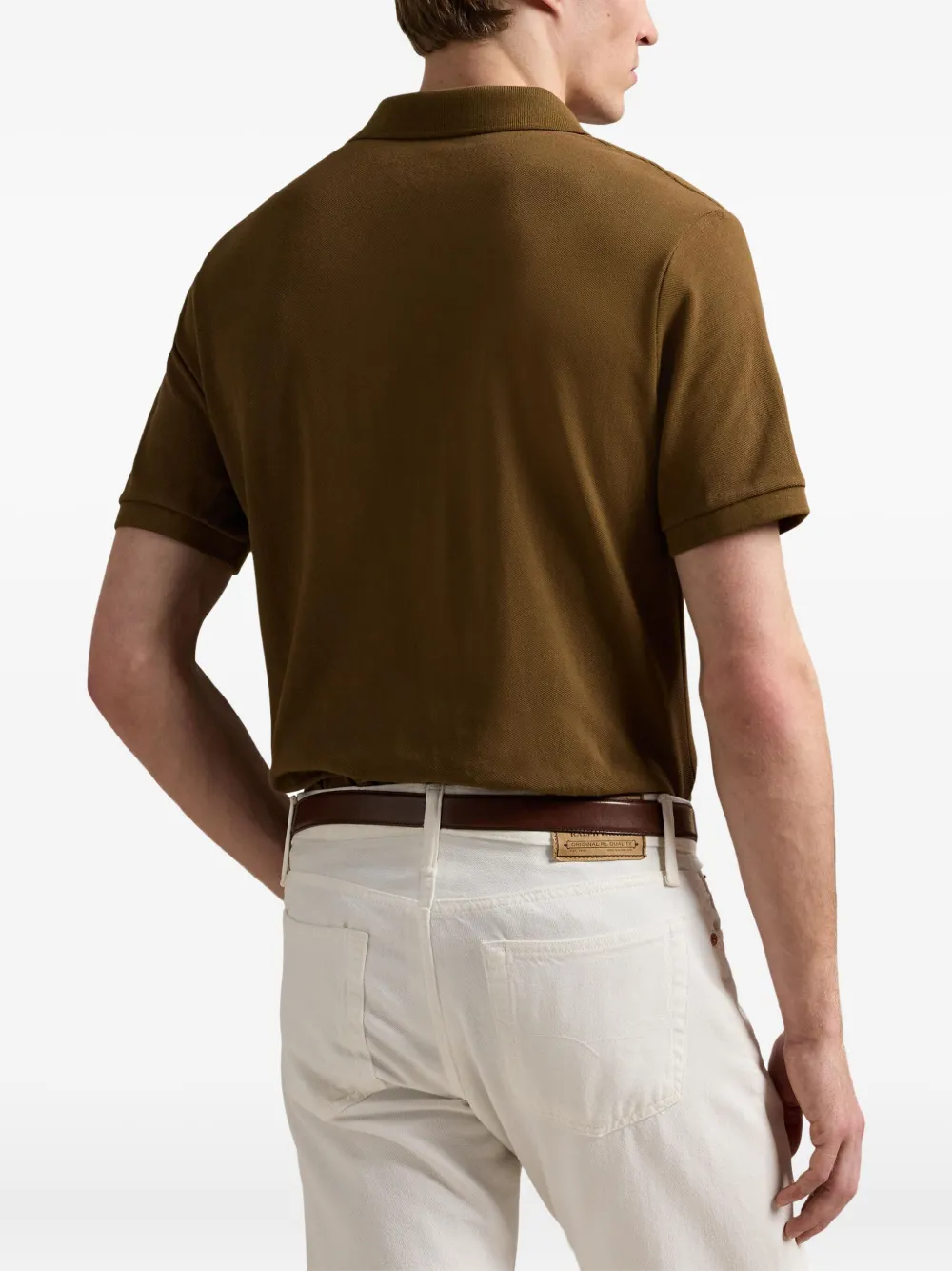 Polo Ralph Lauren Poloshirt met print Bruin