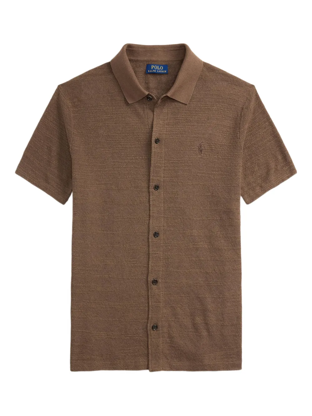 Polo Ralph Lauren camisa en mezcla de algodón | marrón | Image 1