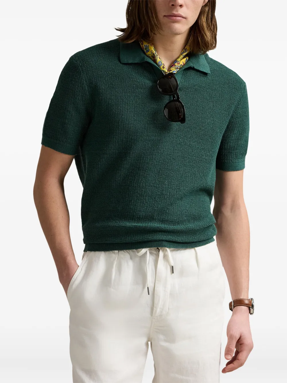 Polo Ralph Lauren Linnen T-shirt Groen