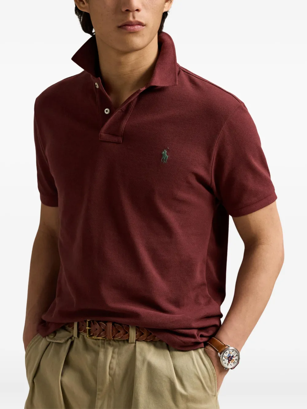 Polo Ralph Lauren Poloshirt met print Rood