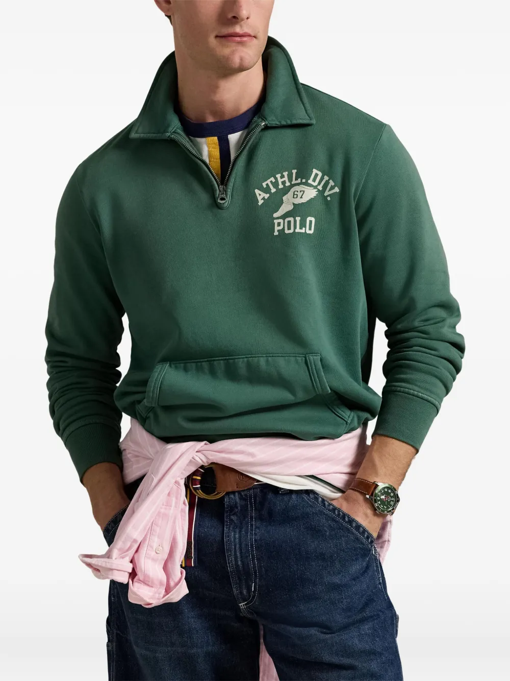 Polo Ralph Lauren Sweater van katoenblend Groen