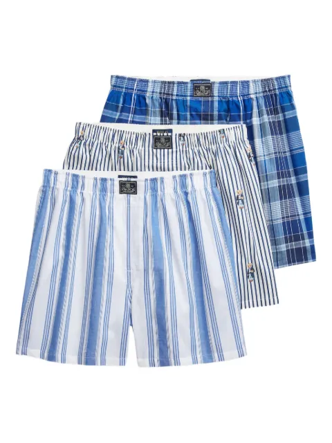 Polo Ralph Lauren set de tres bóxeres con etiqueta del logo