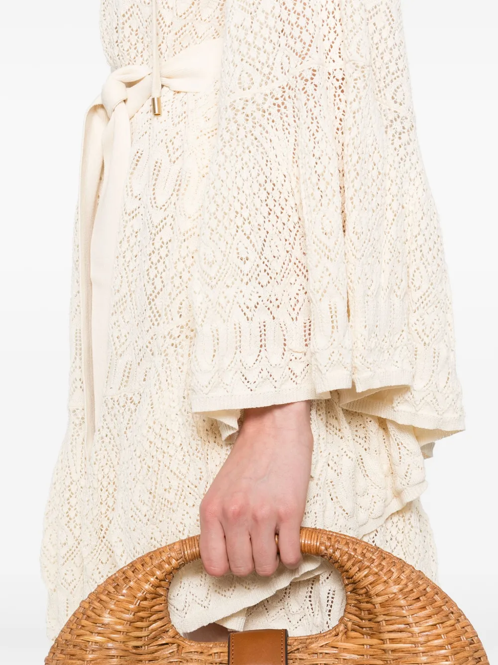 ZIMMERMANN Coco mini-jurk Beige