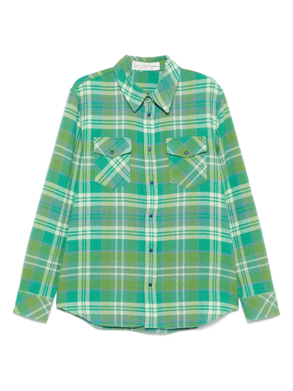 GOD'S TRUE CASHMERE Kasjmier shirt Groen