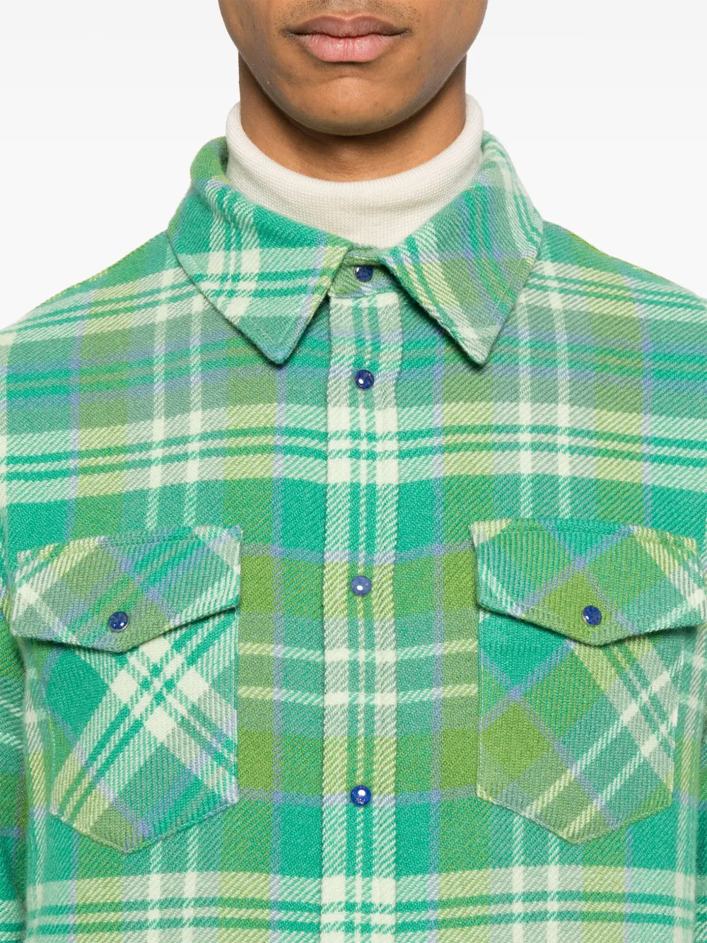 GOD'S TRUE CASHMERE Kasjmier shirt Groen