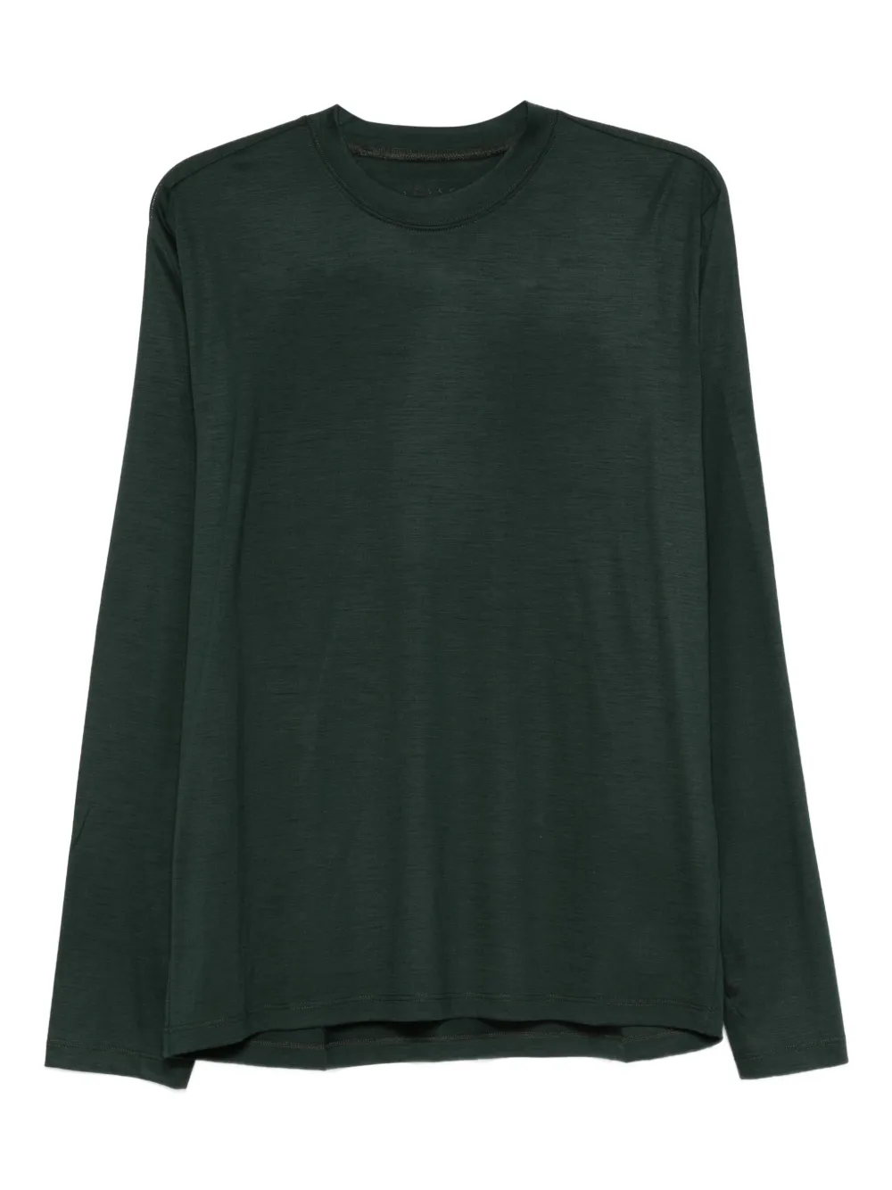 Sease long-sleeve wool T-shirt | Green | Image 1