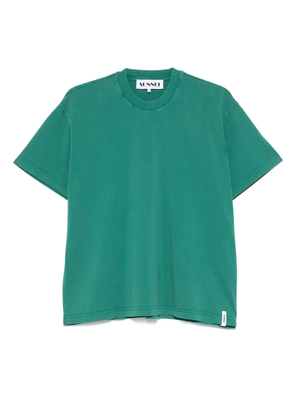 Sunnei playera de algodón orgánico | verde | Image 1