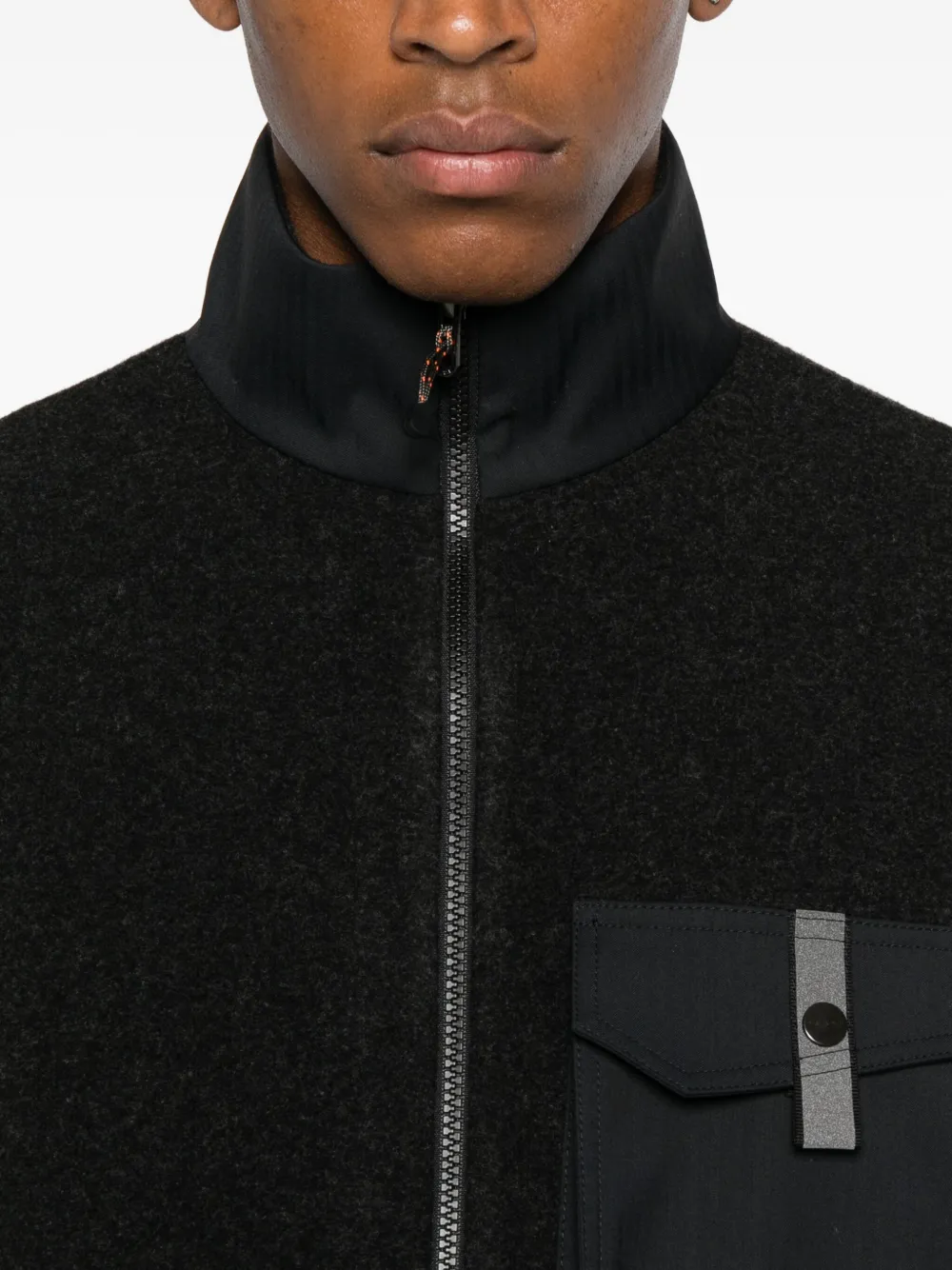 Sease Pile Explorer fleece jack met zak en rits Grijs