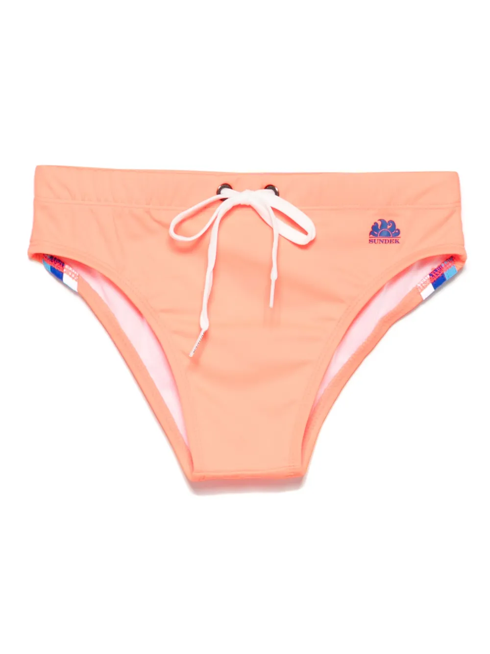 Sundek logo-print swim briefs | Orange | Image 1