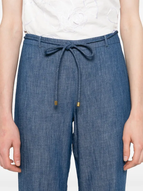 ZIMMERMANN パンツ Zimmermann - Lemon Illuminate Wide Leg Pant | Mitchell Stores