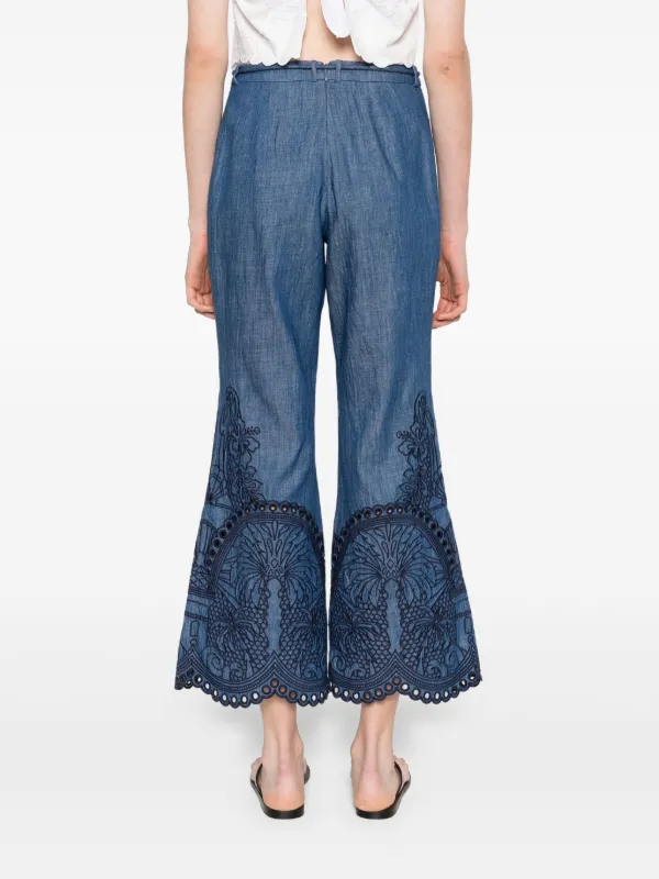 【関税込み】ZIMMERMANN Coco' pants Coco Relaxed Pant Sage Multi Floral Online | Zimmermann