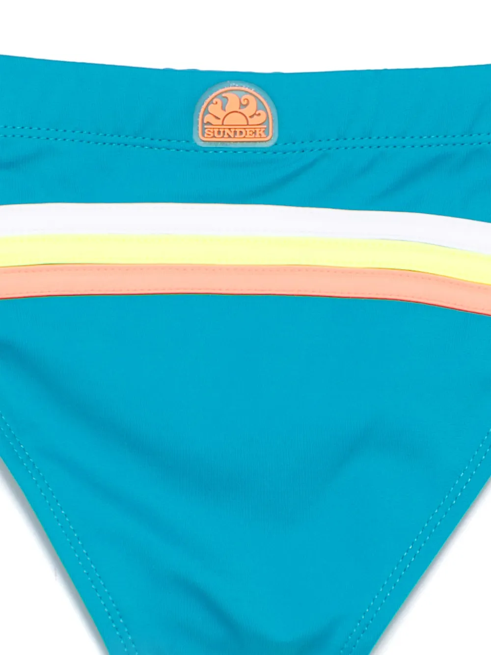 Sundek Zwembroek met logoprint Blauw