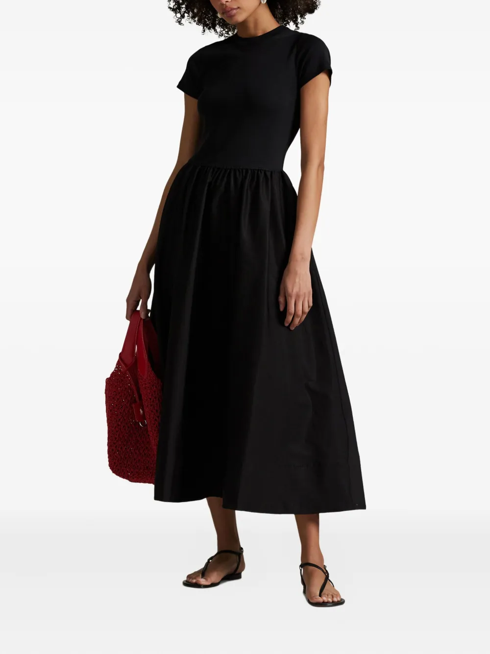 Polo Ralph Lauren Flared jurk - BLACK