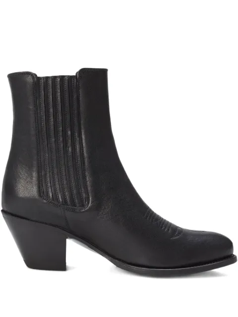 Polo Ralph Lauren 70mm Chelsea Western ankle boots