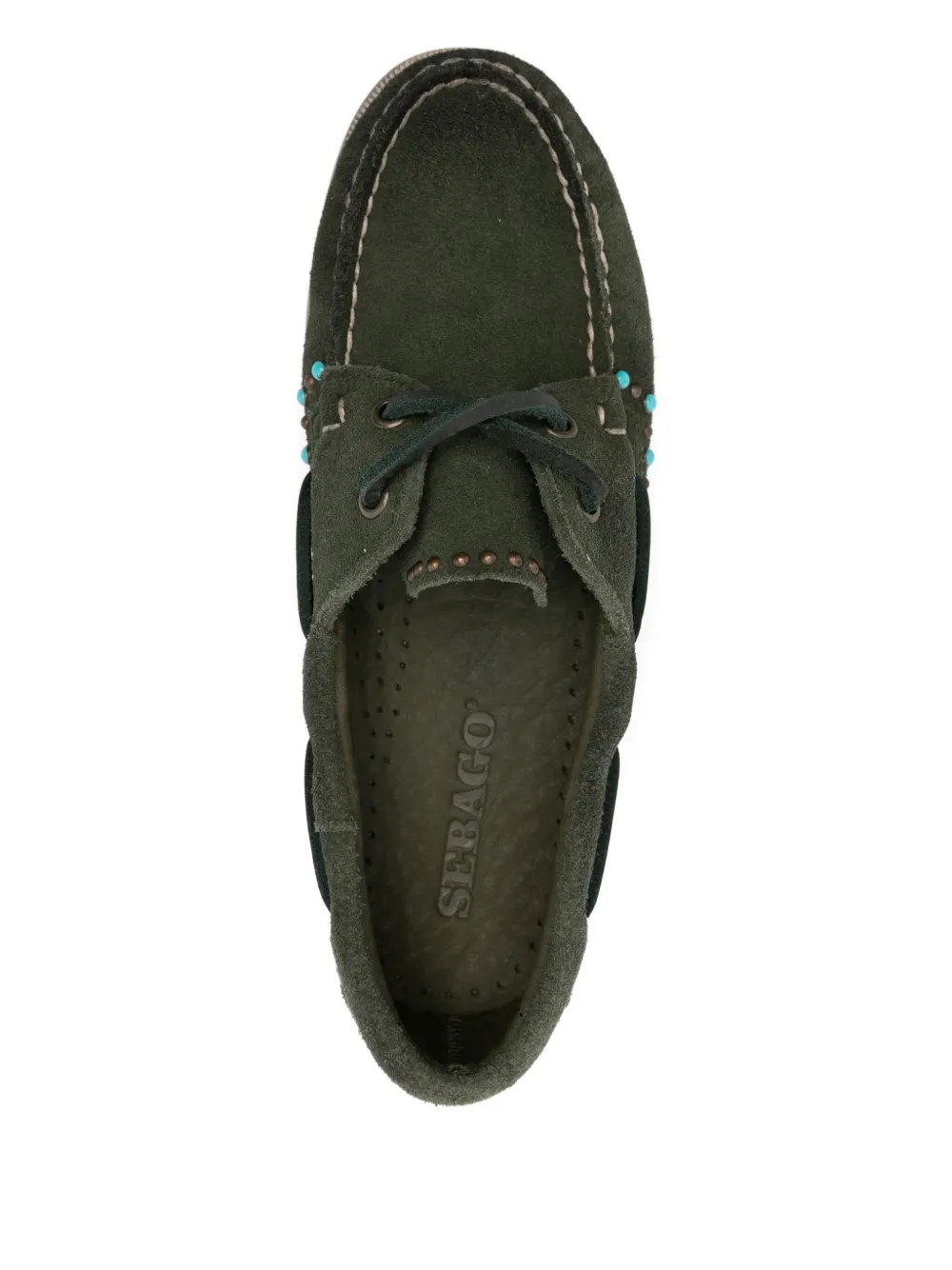 Sebago suede loafers Green