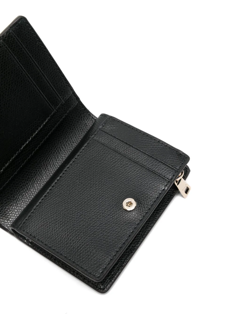 Furla Portemonnee met logoplakkaat Zwart