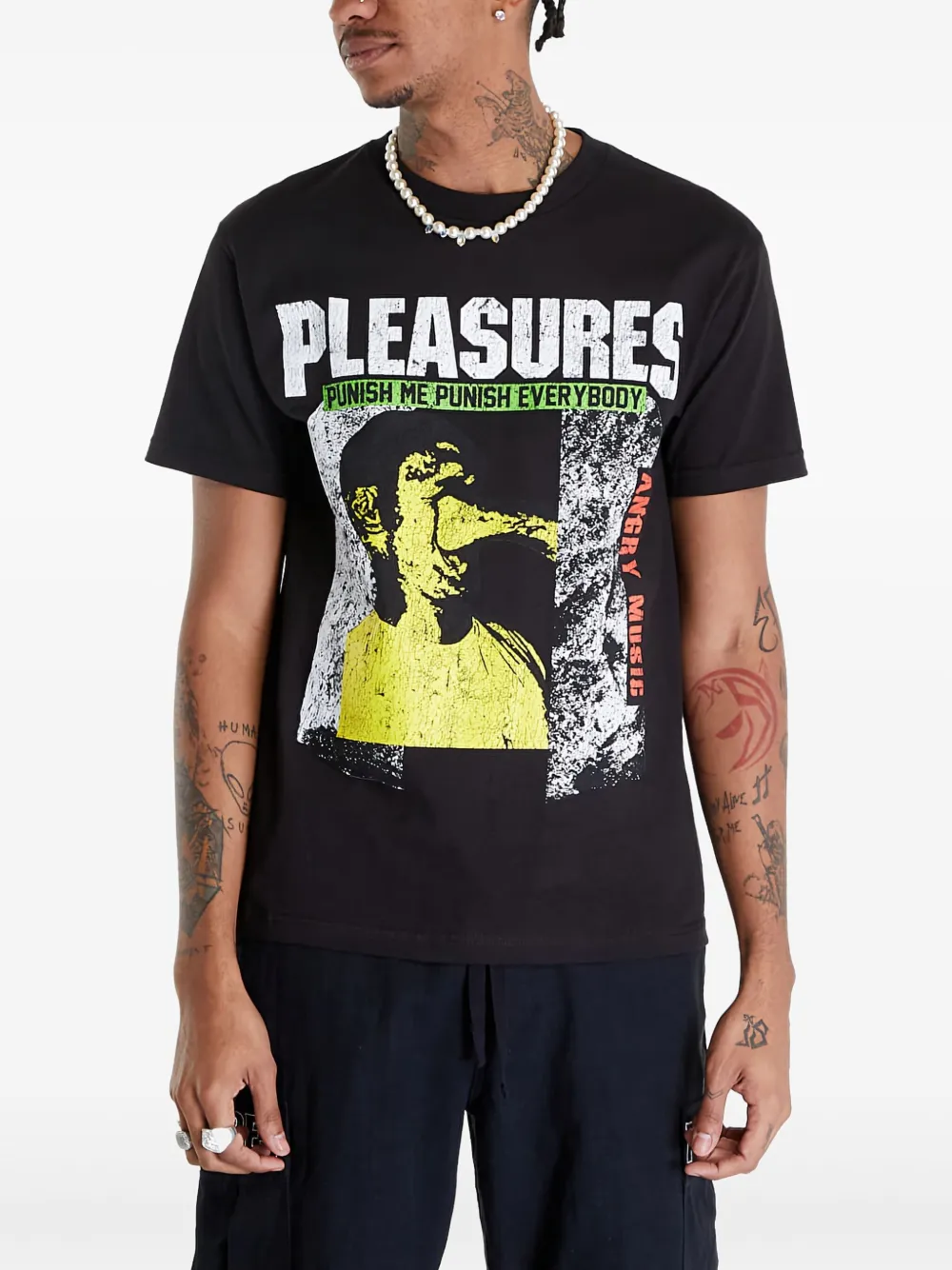Pleasures Punish T-Shirt | Black | Image 1