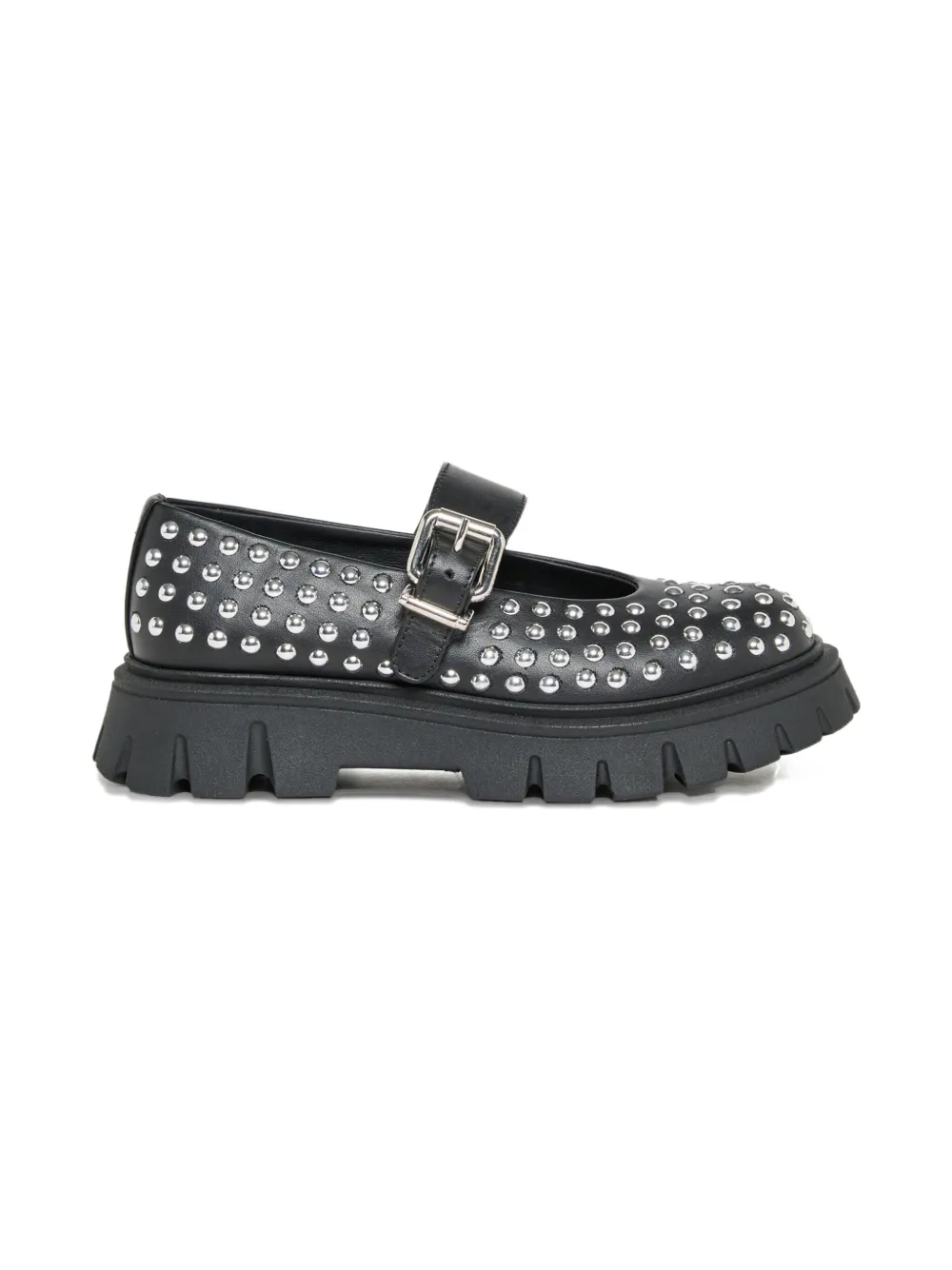 Marni Kids studded buckle ballerinas | Black | Image 1
