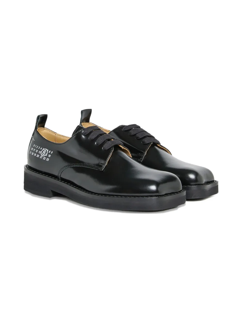 MM6 Maison Margiela Kids lace-up leather shoes | Girls Shoes | Image 2