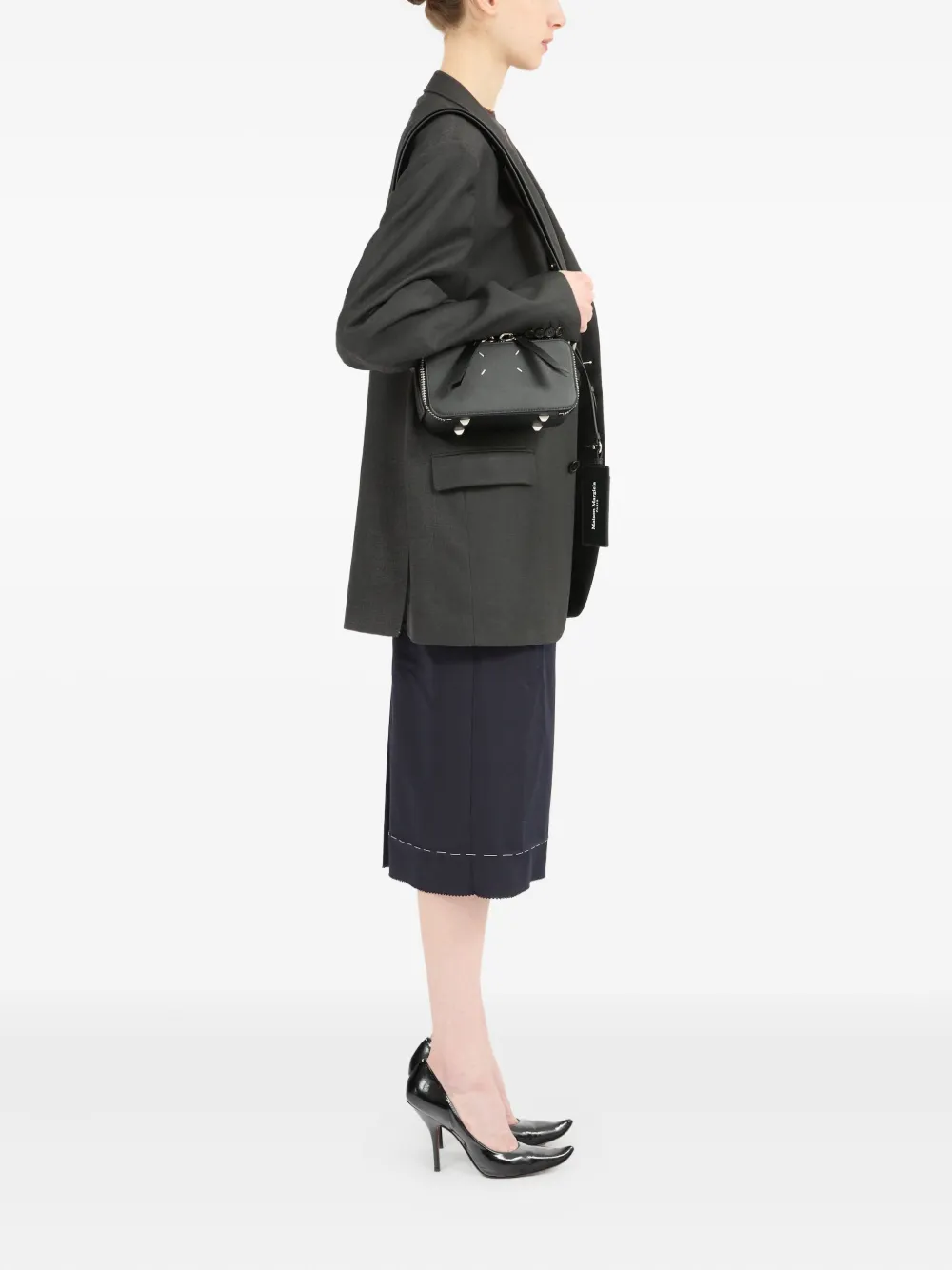 Maison Margiela Kleine Doll shopper Zwart
