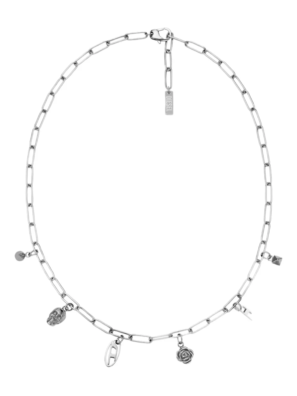 Diesel DX1605040 necklace - シルバートーン Diesel DX1605040 necklace - シルバートーン