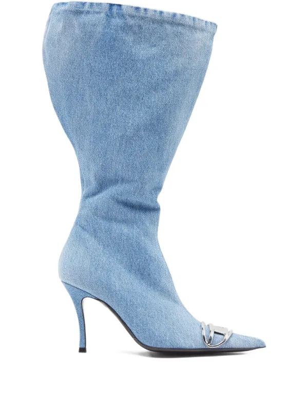 Diesel D-Venus Boots Blue FARFETCH JO - Main Image