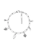 Diesel charm-detail bracelet - Silver