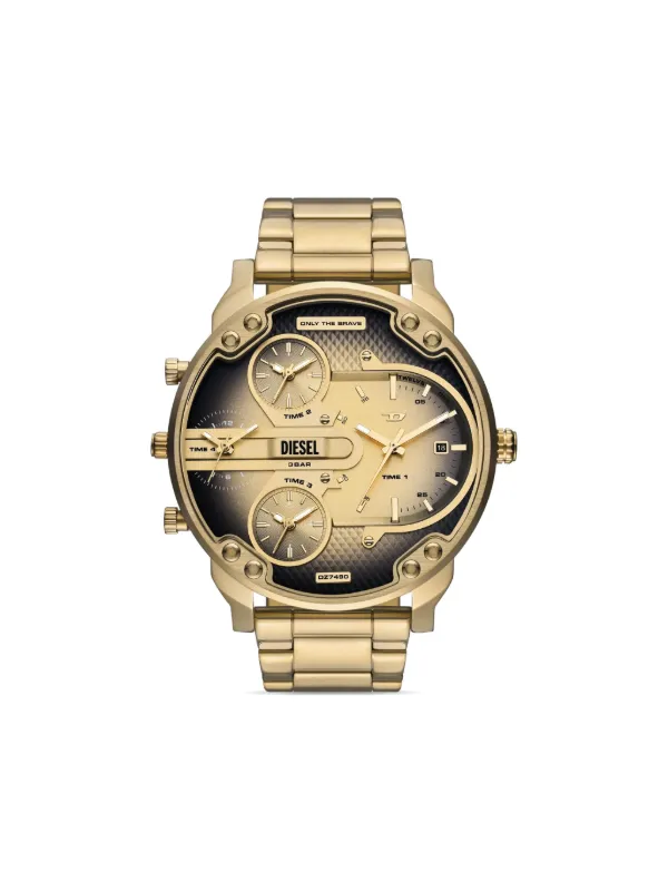 Diesel Daddy Slim 54mm Gold FARFETCH PH