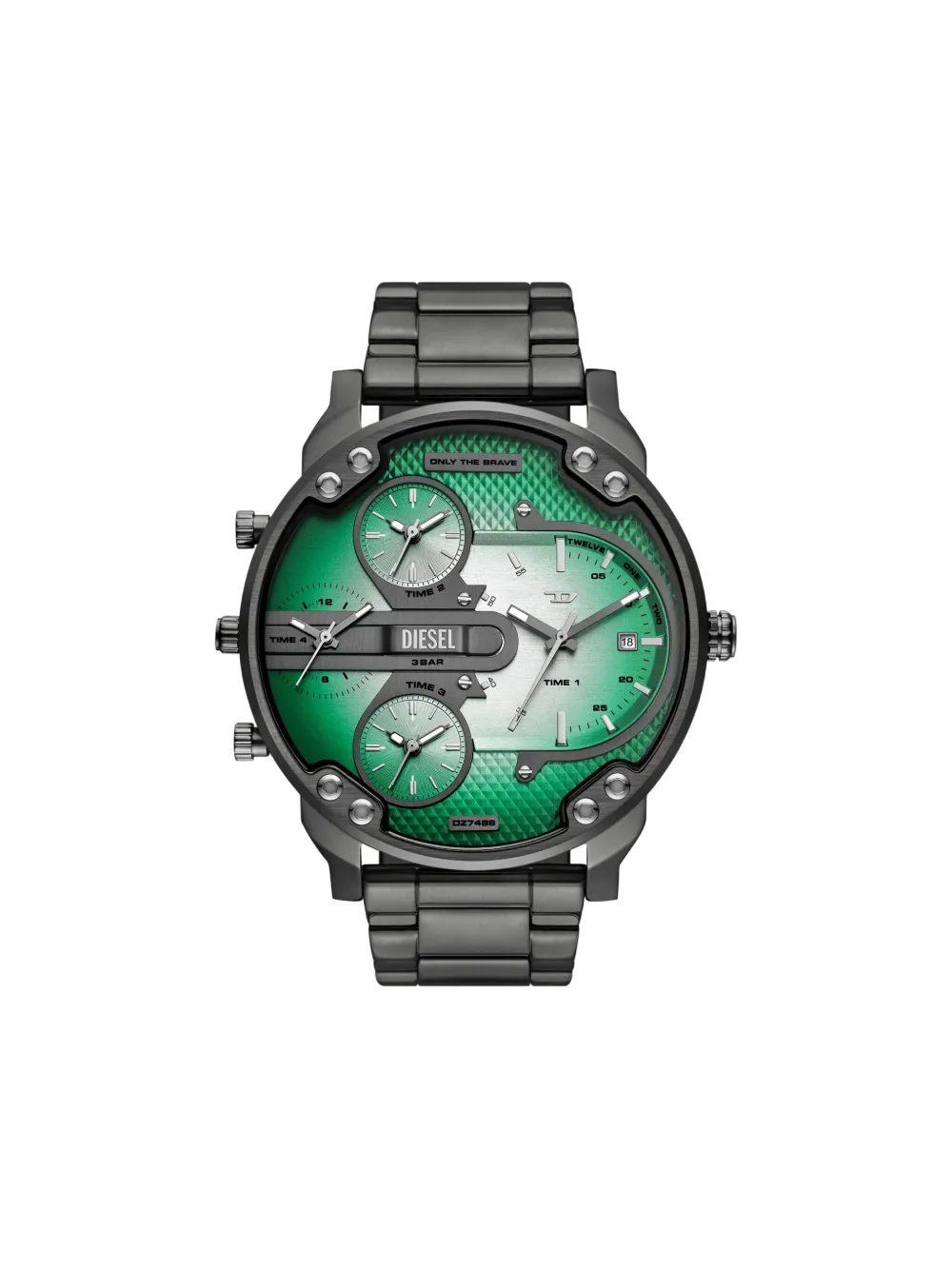 Diesel Mr. Daddy Slim Multi-movement Stainless Steel Watch