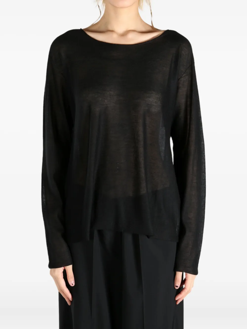 The Row long-sleeve sheer top | T-Shirts & Jersey Shirts | Image 2