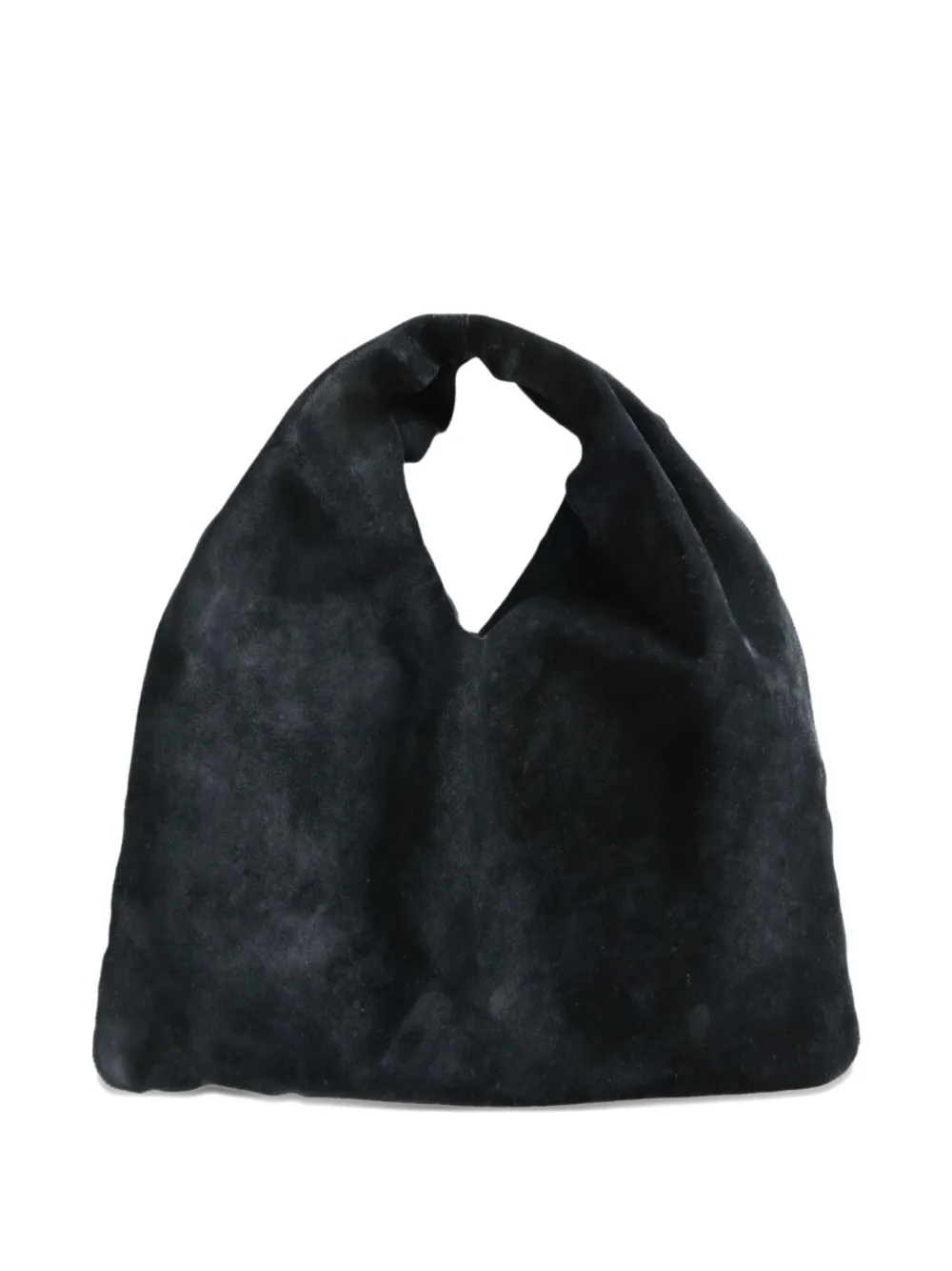 The Row Small Bindle Suede Slouchy Shoulder Bag