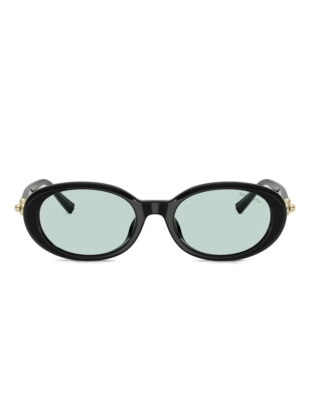 Tiffany & Co. oval-frame sunglasses | Black | Image 1