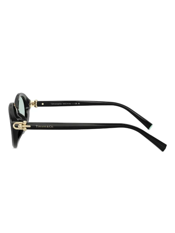 Tiffany & Co Eyewear オーバルフレーム サングラス | ブラック