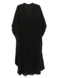 120% Lino linen maxi dress - Black