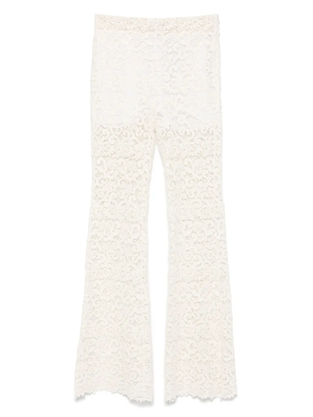 Ermanno Scervino lace trousers | Neutrals | Image 1