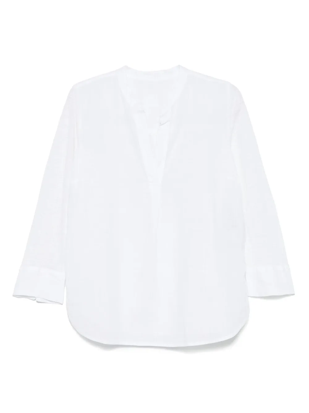 120% Lino linen blouse - ホワイト 120% Lino linen blouse - ホワイト