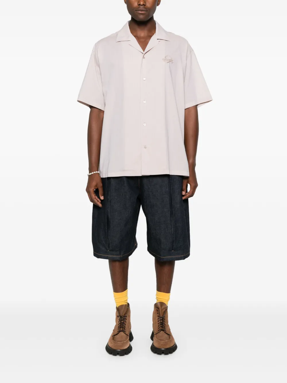 Moschino Button-down overhemd - Beige